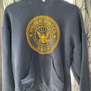 Large Navy hoodie